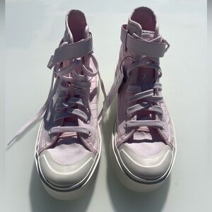 Adidas Originals Nizza Bonega Platform High-Top Sneakers Pink – Size 8 – NWT